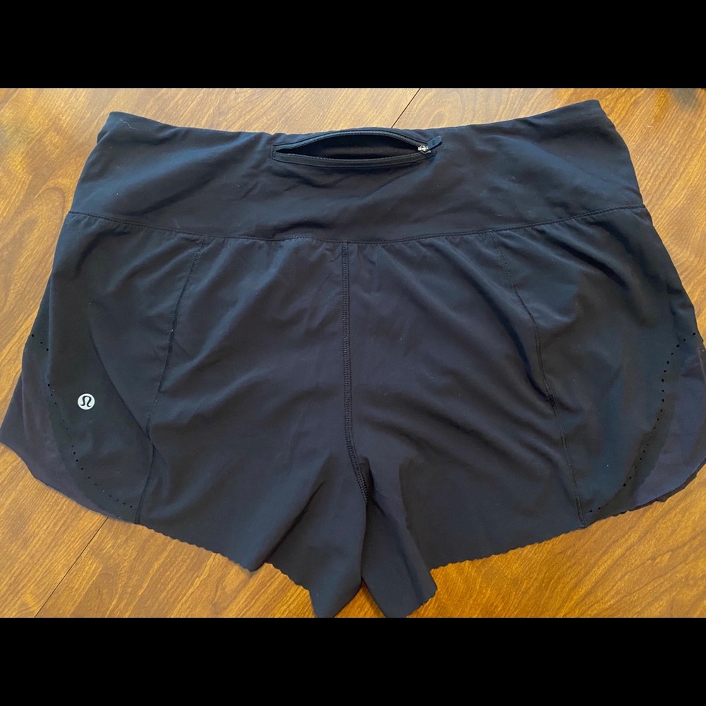 🔥RARE🔥 Lululemon HR Scalloped Black Shorts